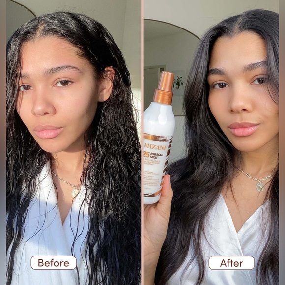 Cult Favourite | 25 nutrients Miracle Milk Leave In Spray by Mizani - Picture 3 of 8